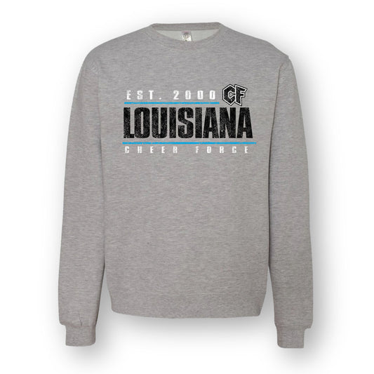Compact Distressed Crewneck Sweatshirt