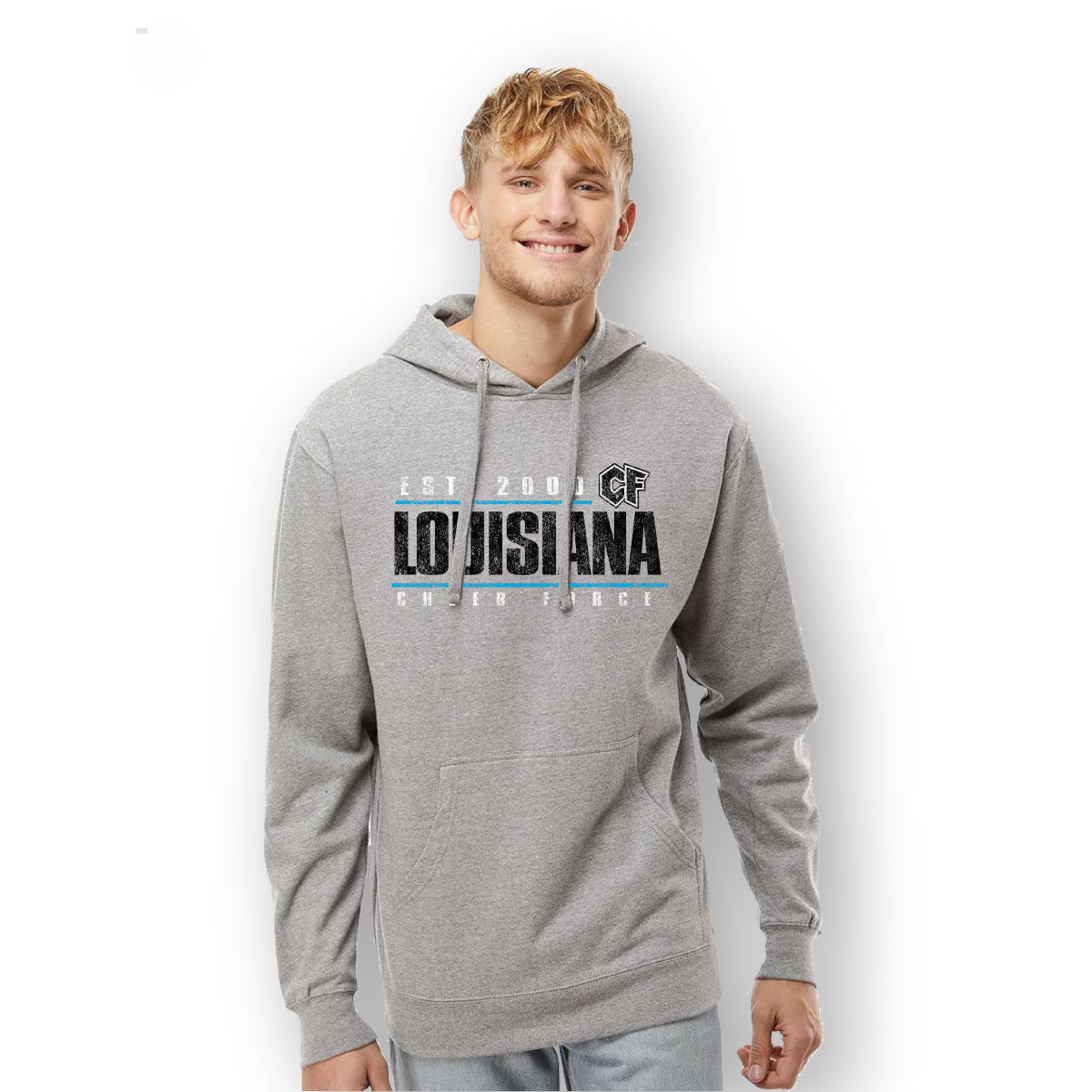 Compact Distressed Hooded Sweatshirt
