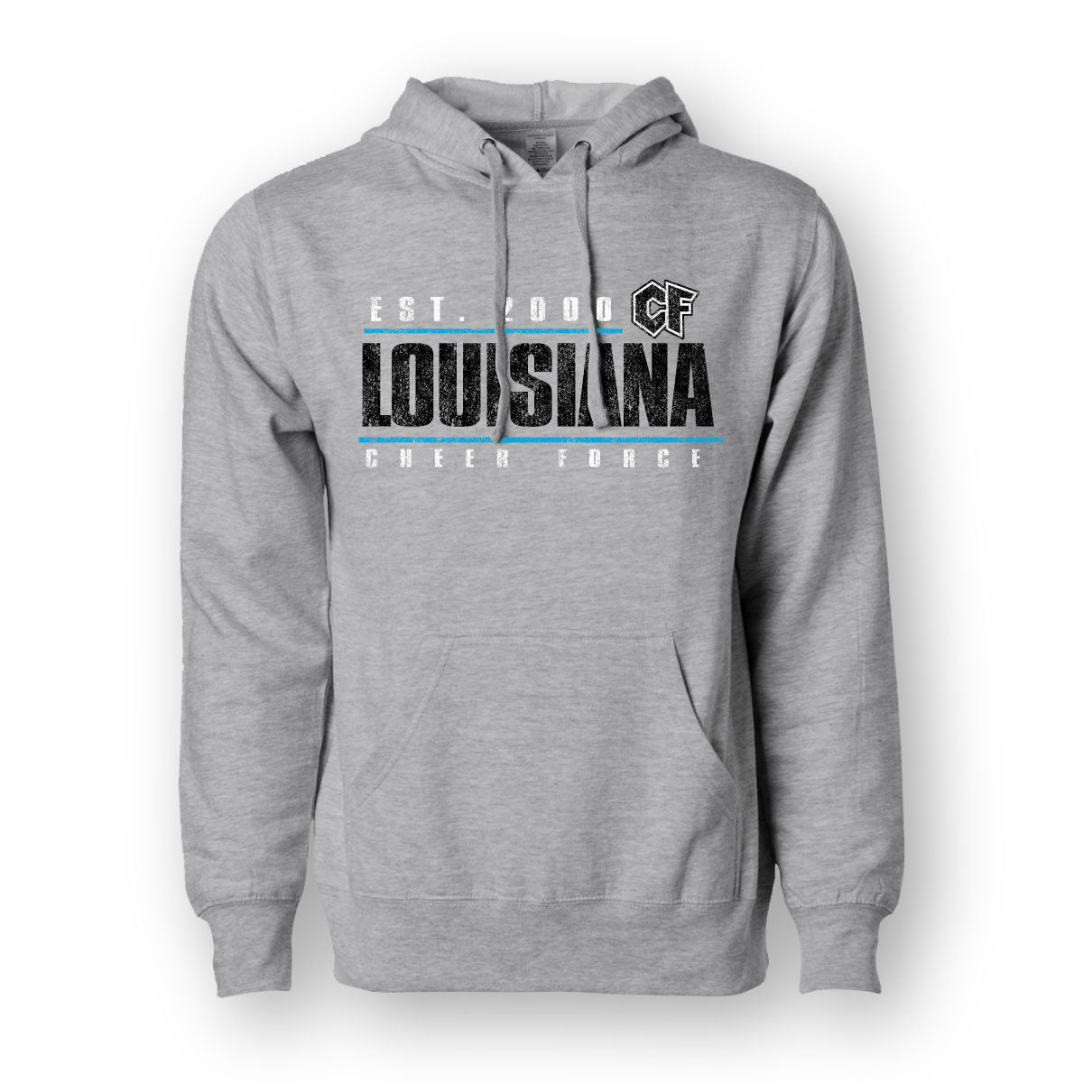 Compact Distressed Hooded Sweatshirt