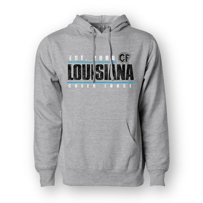 Compact Distressed Hooded Sweatshirt