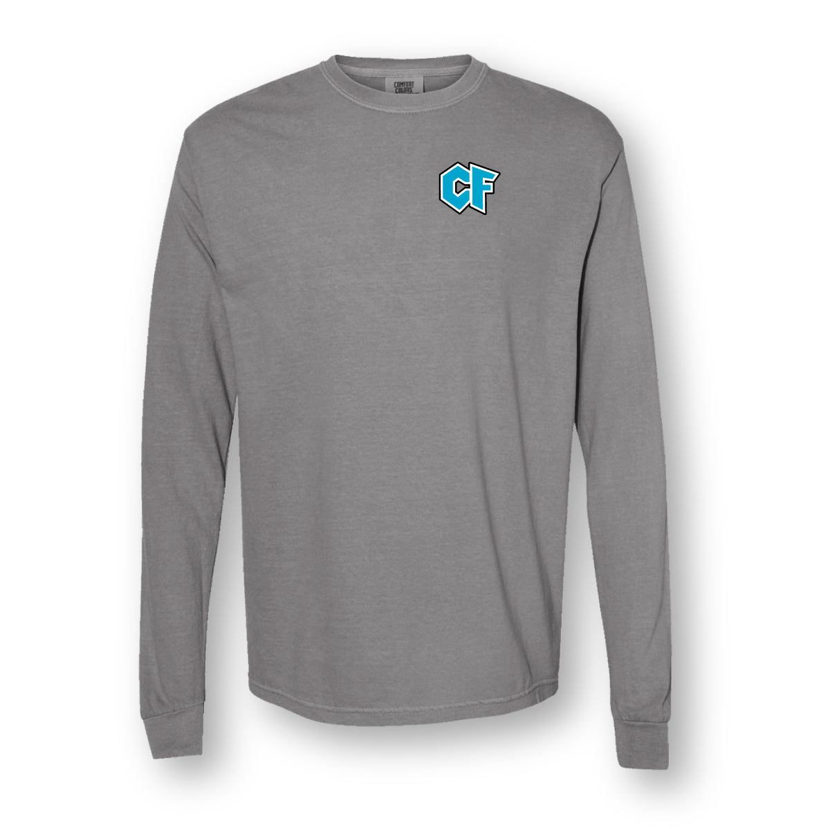 Left Chest Logo Long Sleeve Garment Dyed T-Shirt