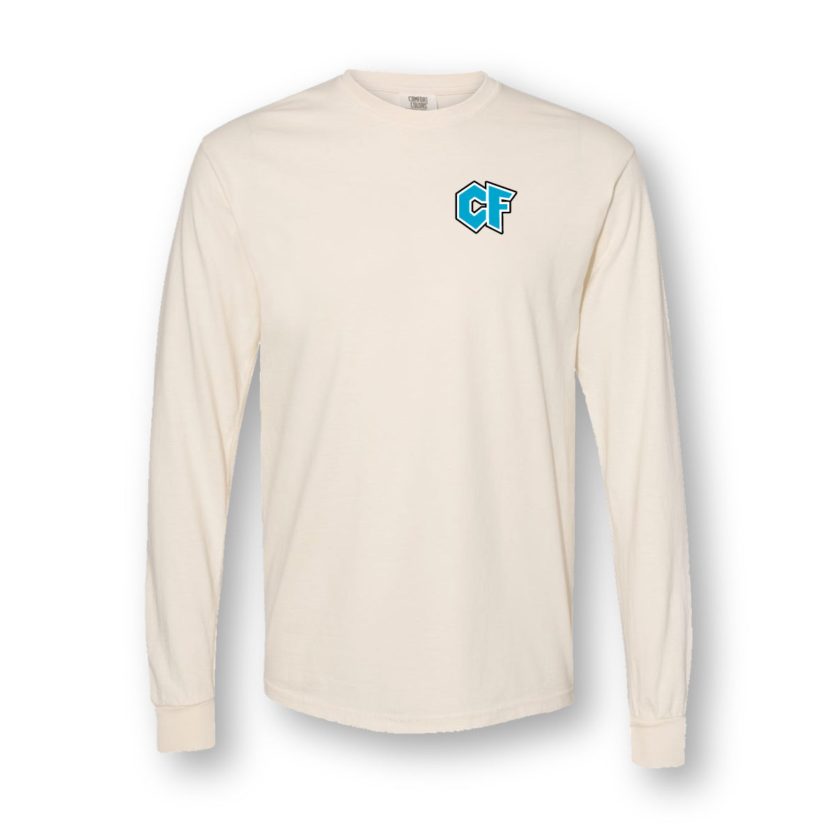 Left Chest Logo Long Sleeve Garment Dyed T-Shirt