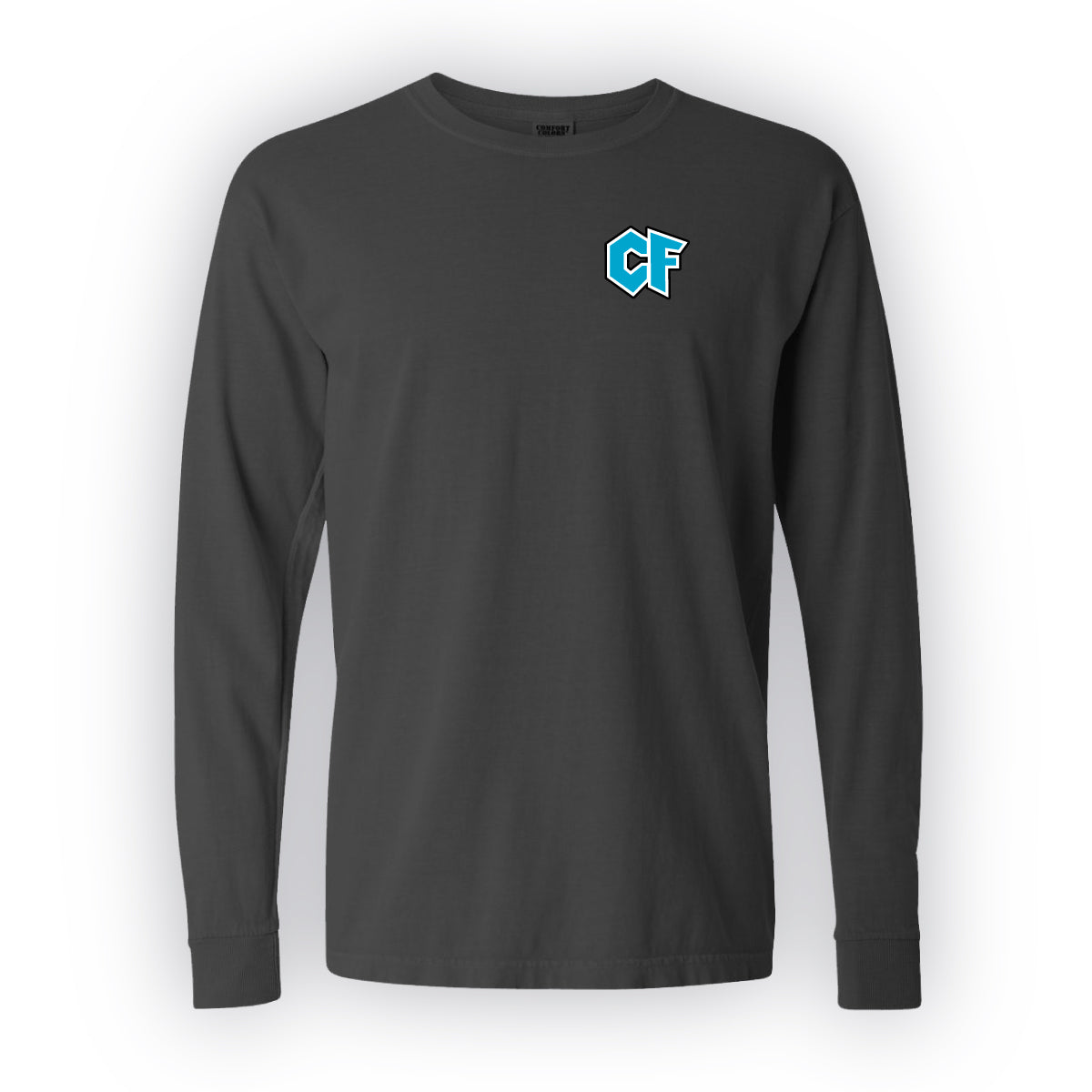 Left Chest Logo Long Sleeve Garment Dyed T-Shirt