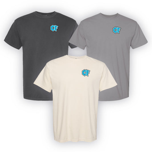 Left Chest Logo Garment Dyed T-Shirt