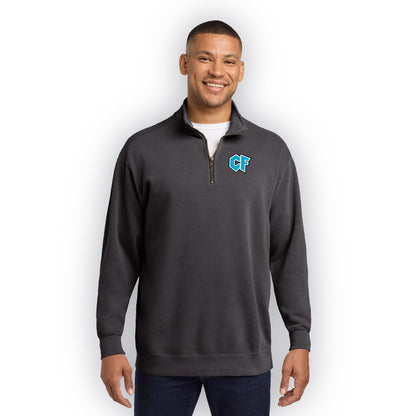Left Chest Logo 1/4 Zip Sweatshirt