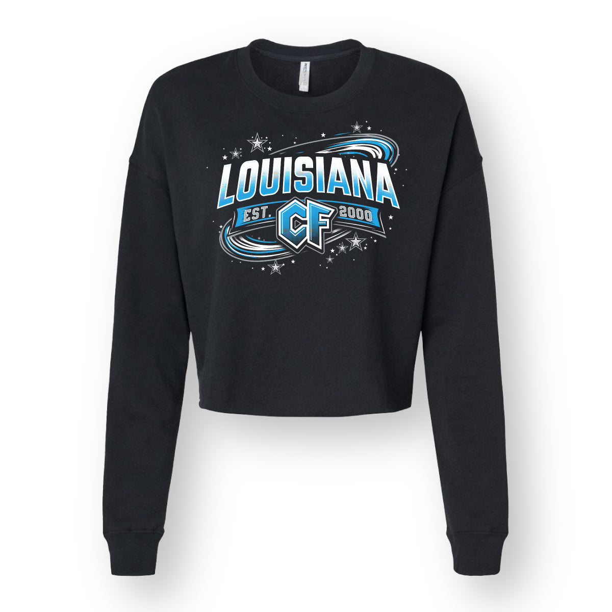 Swirl Cropped Sweatshirt