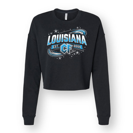 Swirl Cropped Sweatshirt