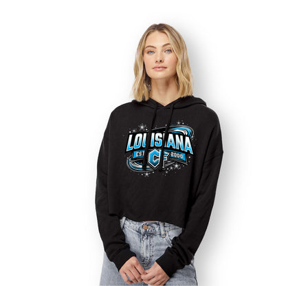 Swirl Cropped Hoodie