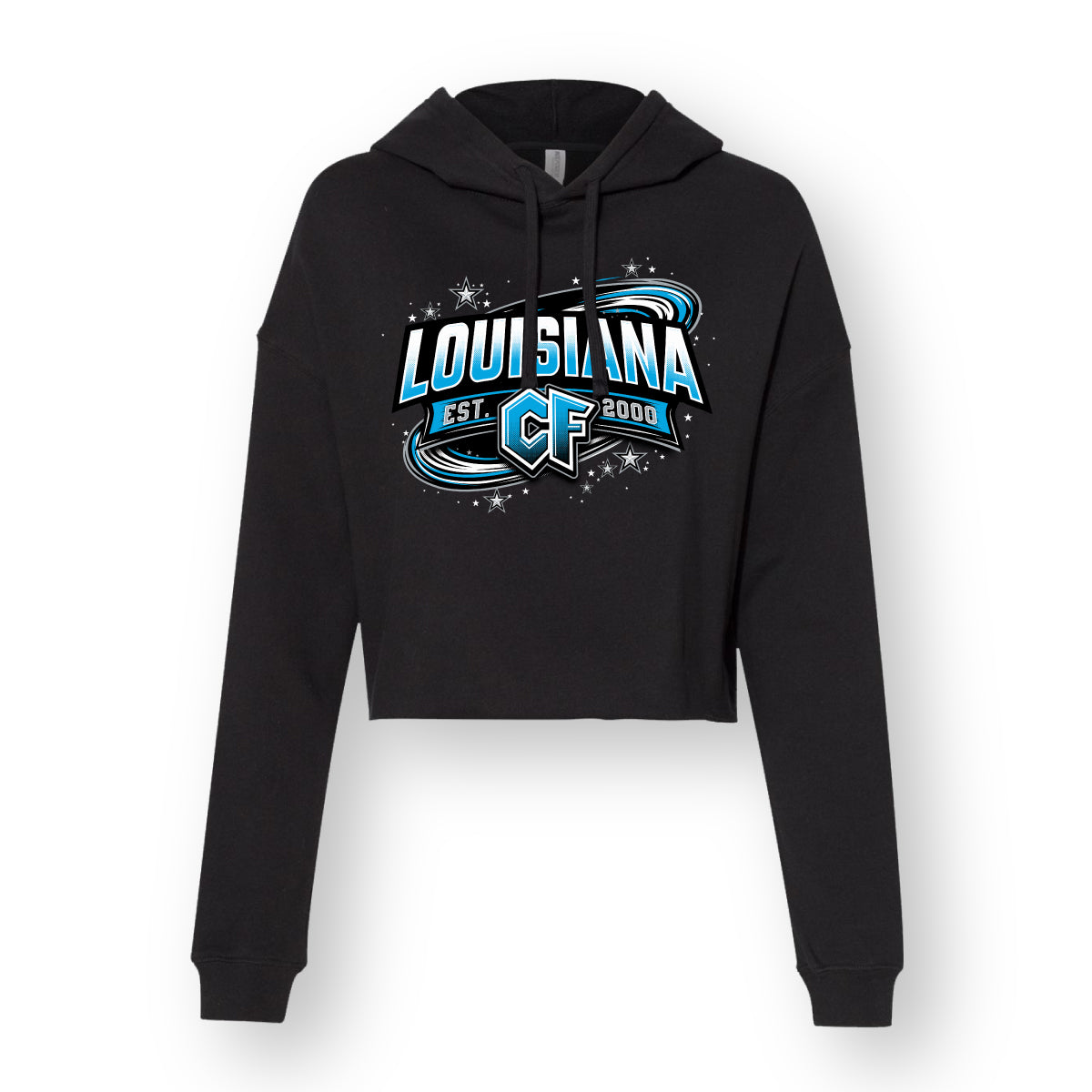 Swirl Cropped Hoodie