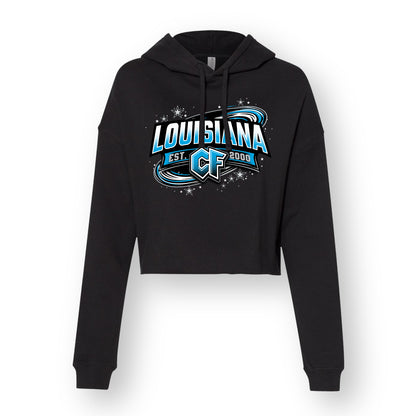 Swirl Cropped Hoodie