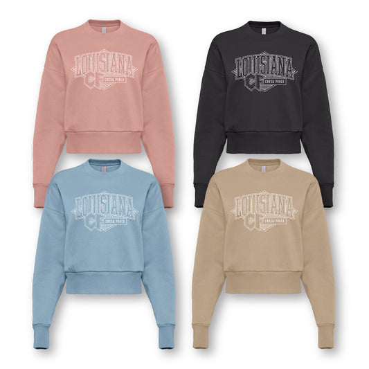 Outline Diamond Ladies Sweatshirt
