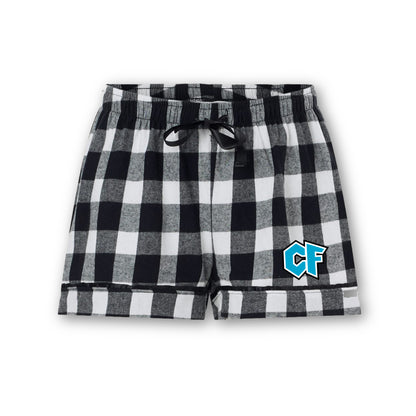 Logo Ladies Flannel Shorts