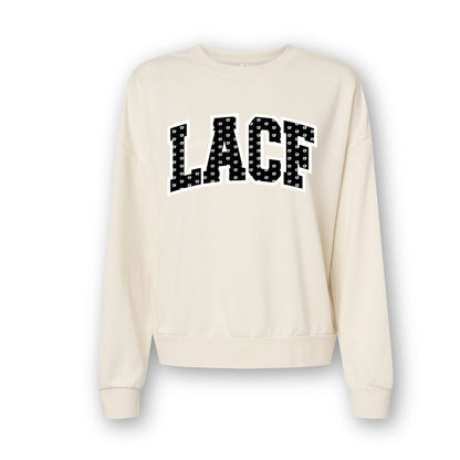 Polka Dot Logo Wave Wash Sweatshirt