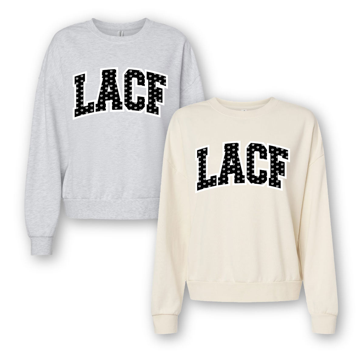 Polka Dot Logo Wave Wash Sweatshirt
