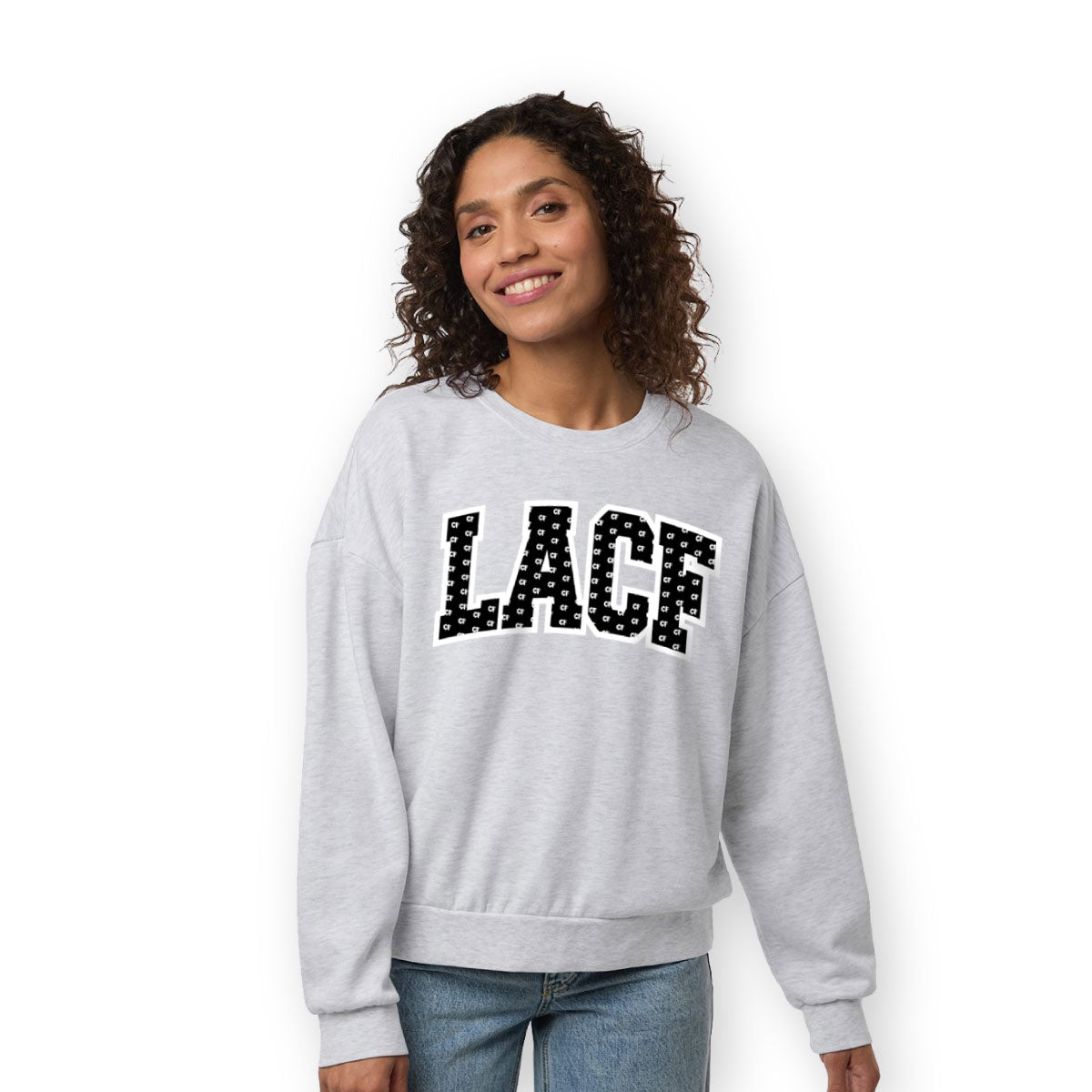 Polka Dot Logo Wave Wash Sweatshirt
