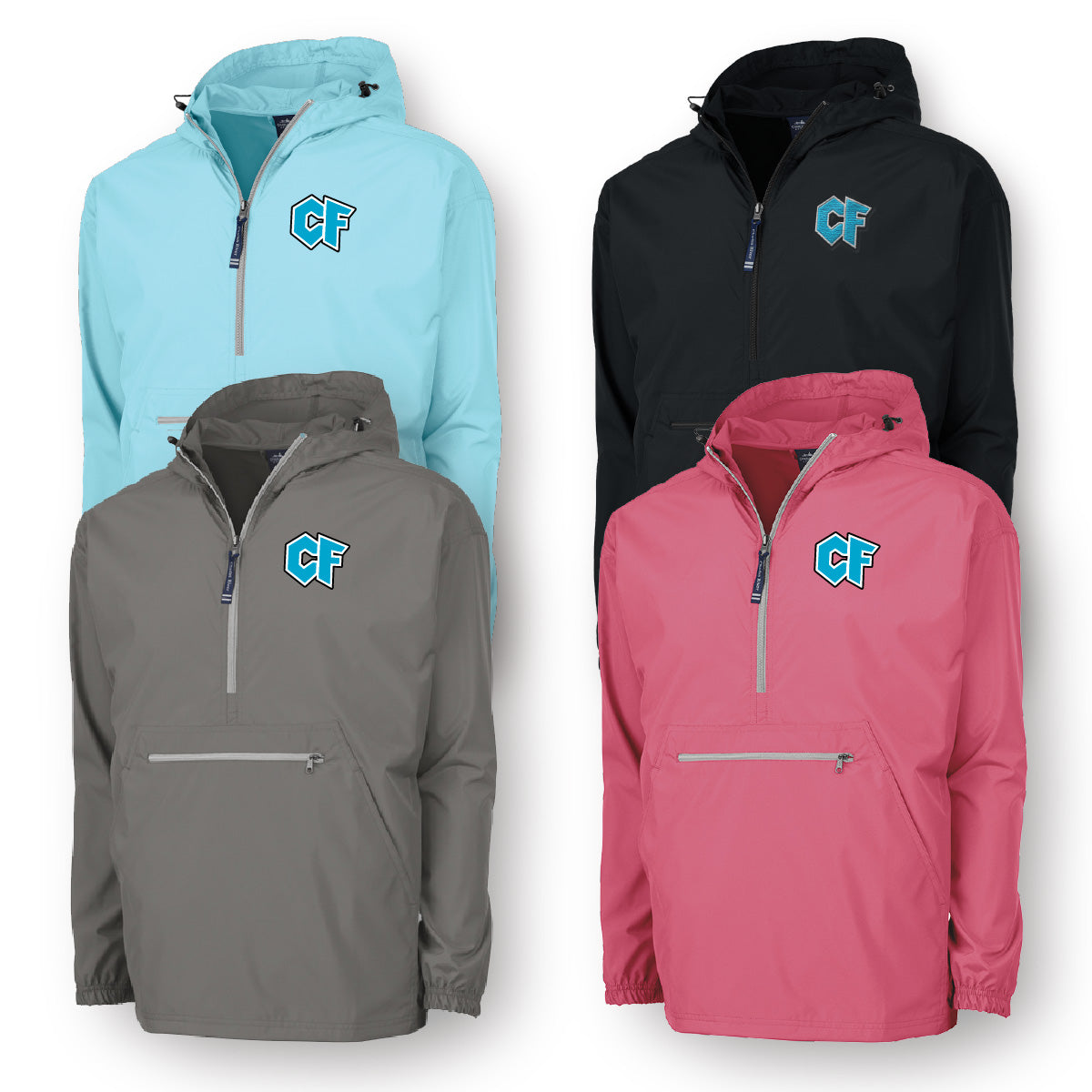 Logo Unisex Rain Jacket